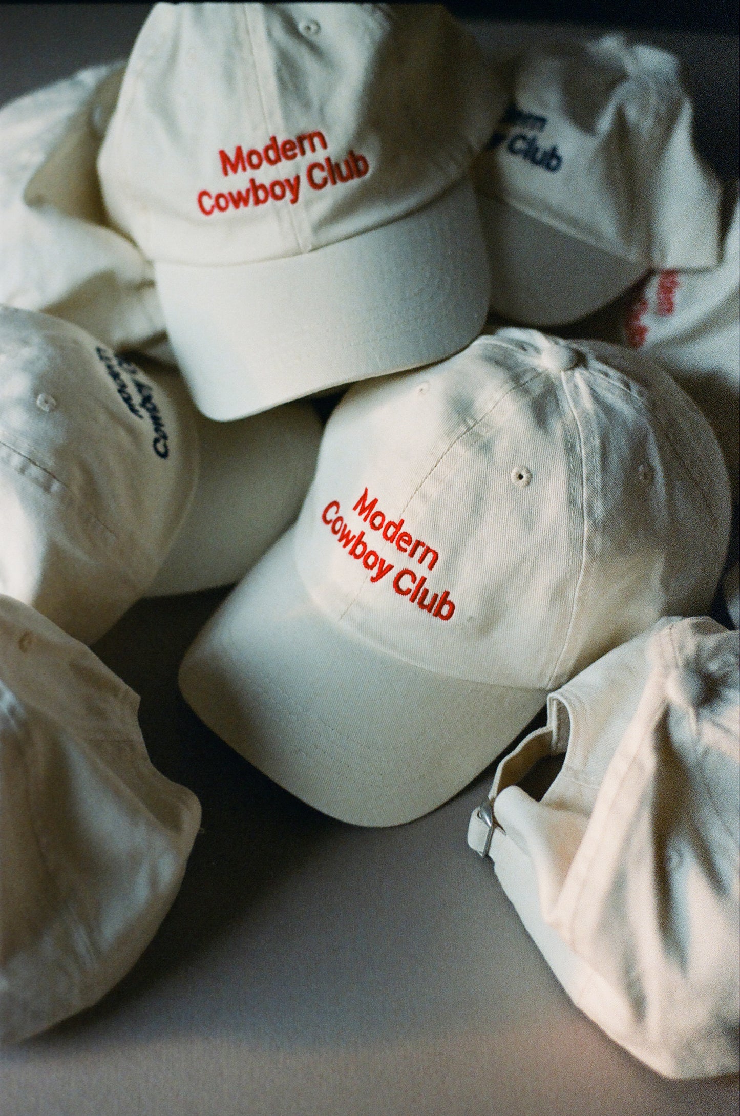 MCC Hat - Ivory & Red Logo
