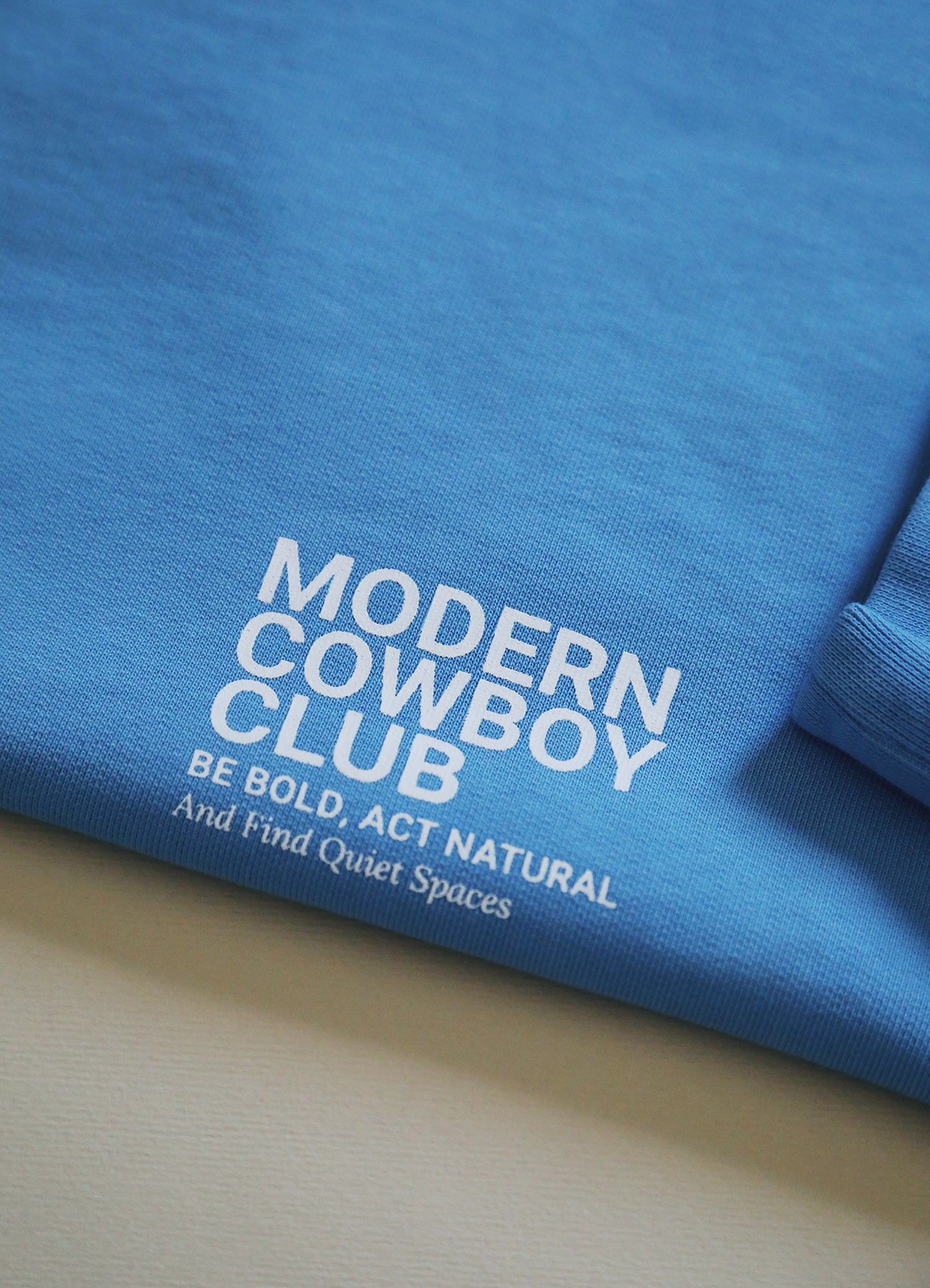 Meadow Crewneck - Blue & White Logo