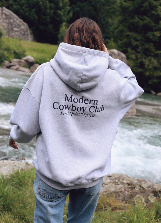 Java Hoodie - Grey & Navy Logo