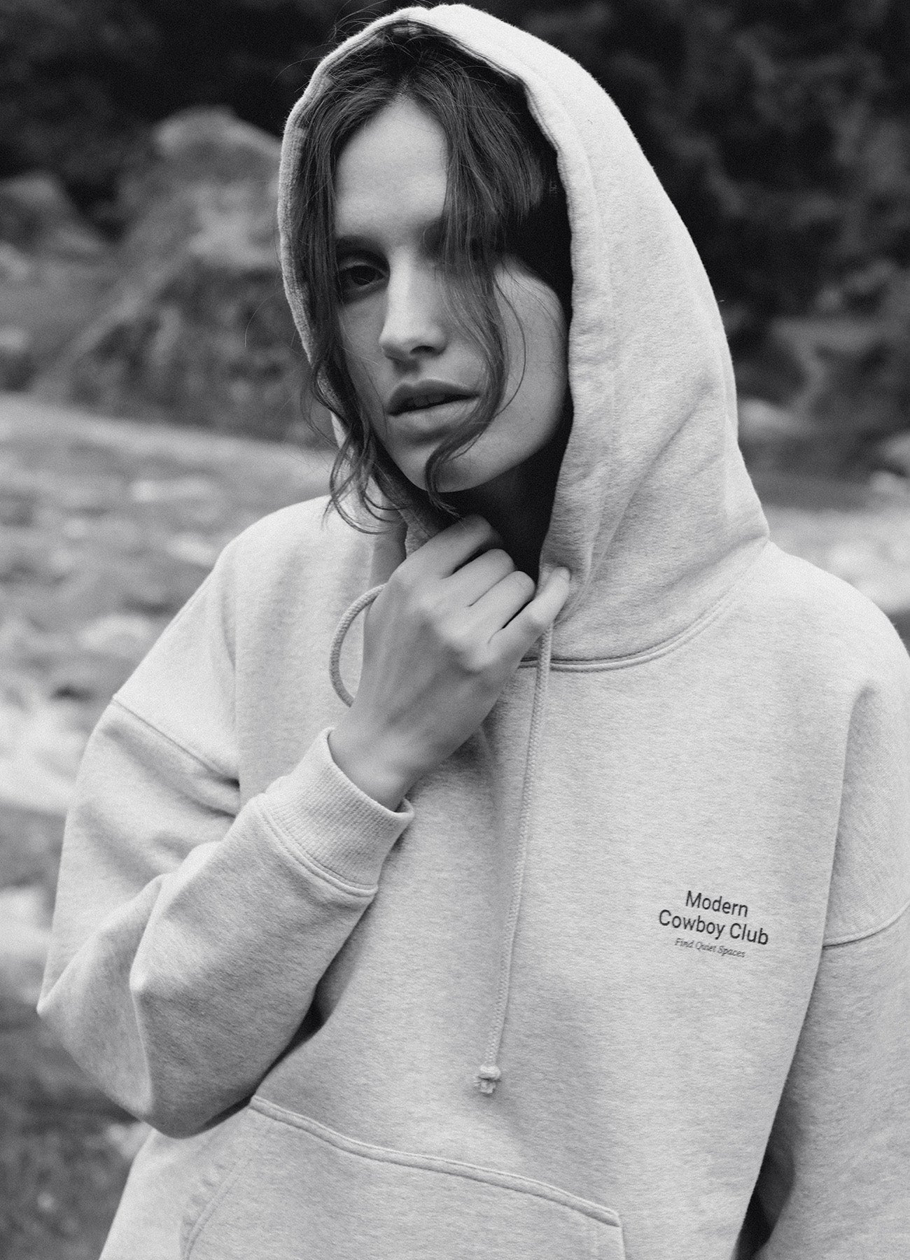 Java Hoodie - Grey & Navy Logo
