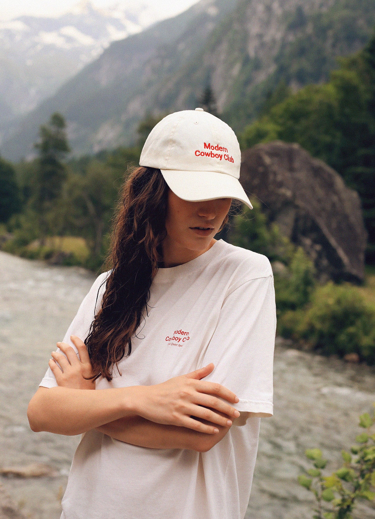 MCC Hat - Ivory & Red Logo