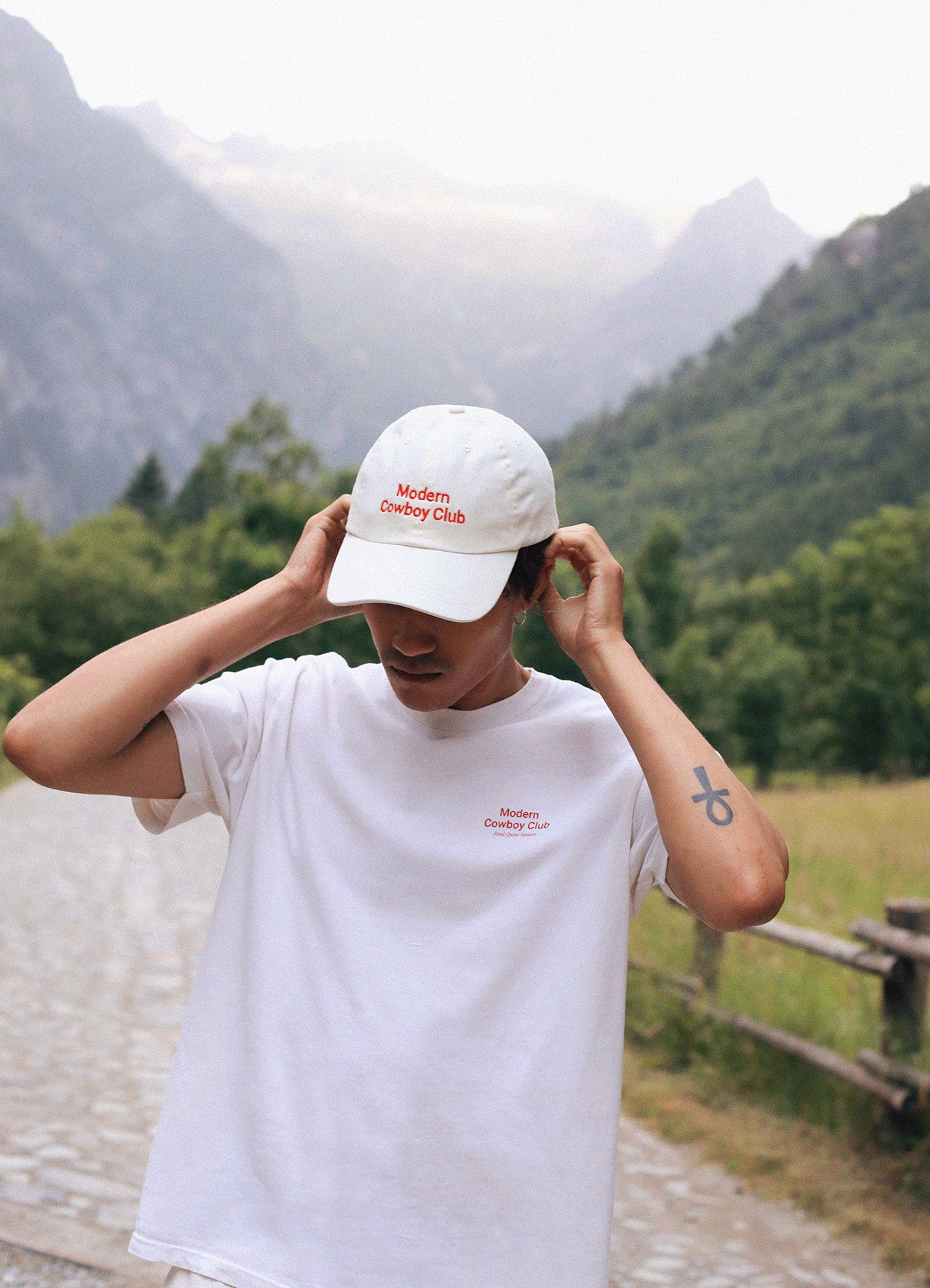 MCC Hat - Ivory & Red Logo