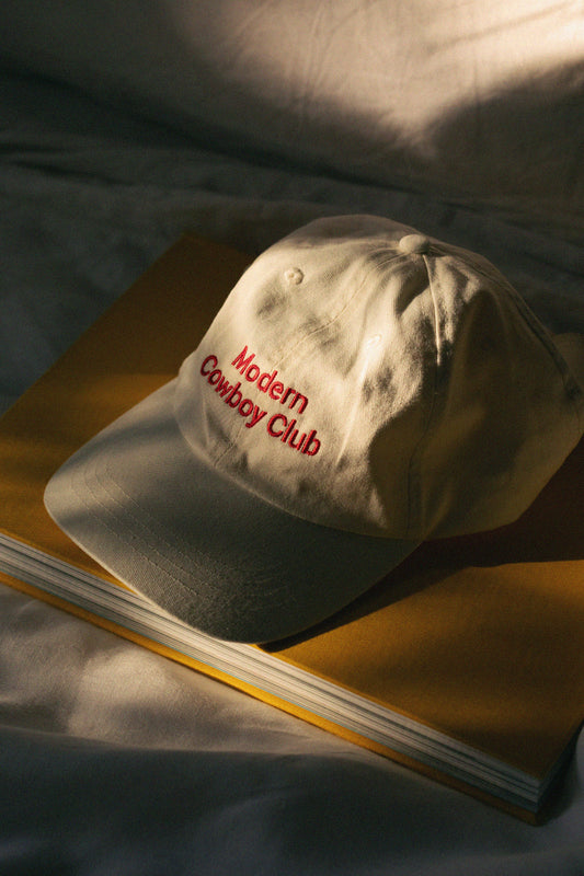 MCC Hat - Ivory & Red Logo