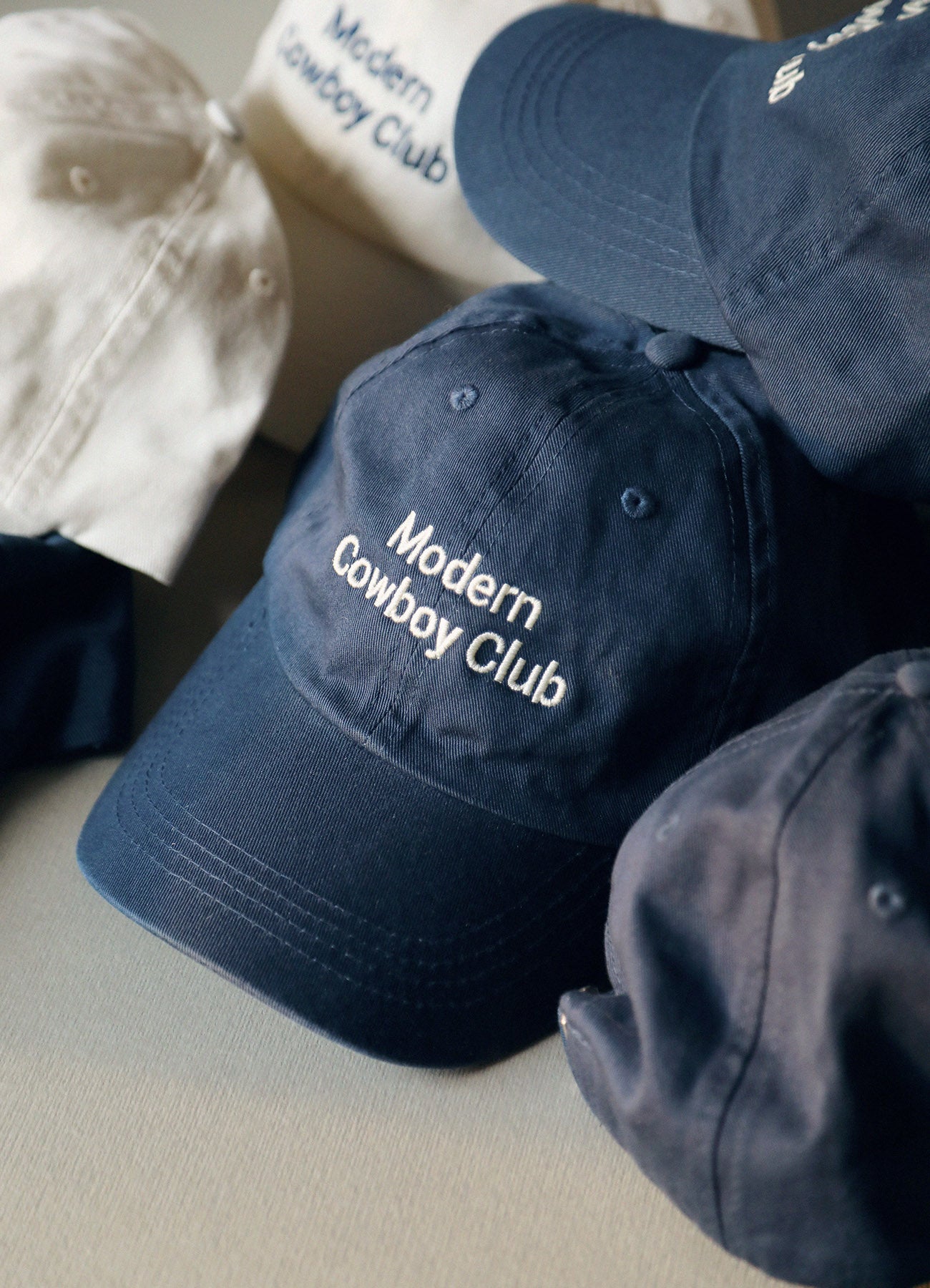 MCC Hat - Navy & Cream Logo
